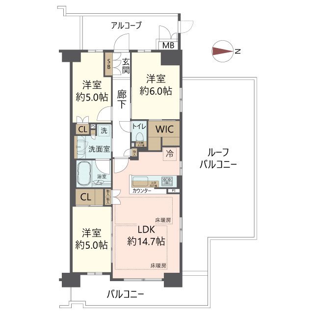 物件の間取り画像