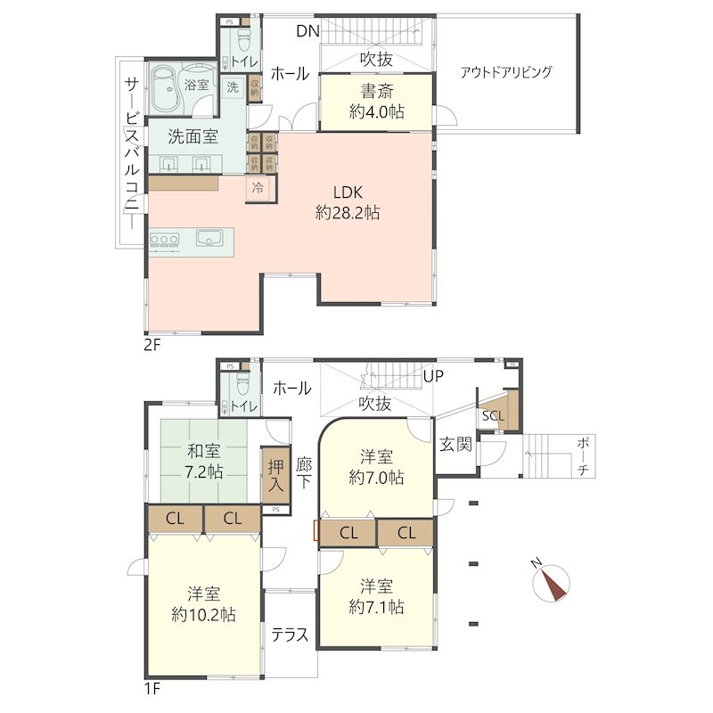 物件の間取り画像
