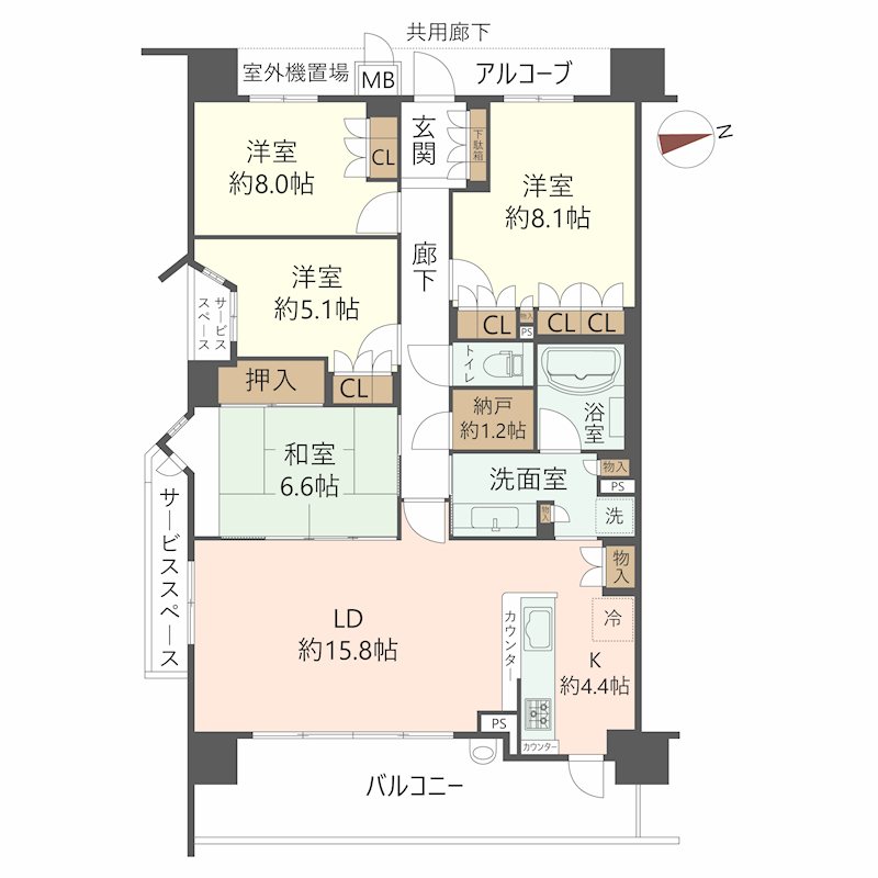 物件の間取り画像