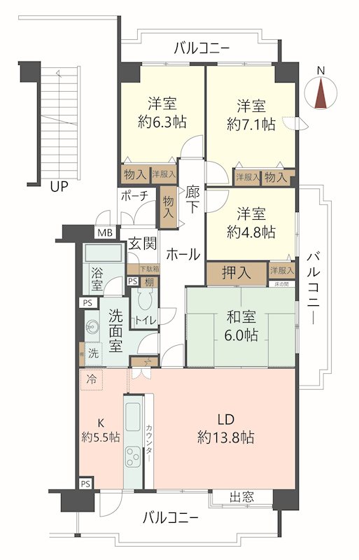 物件の間取り画像