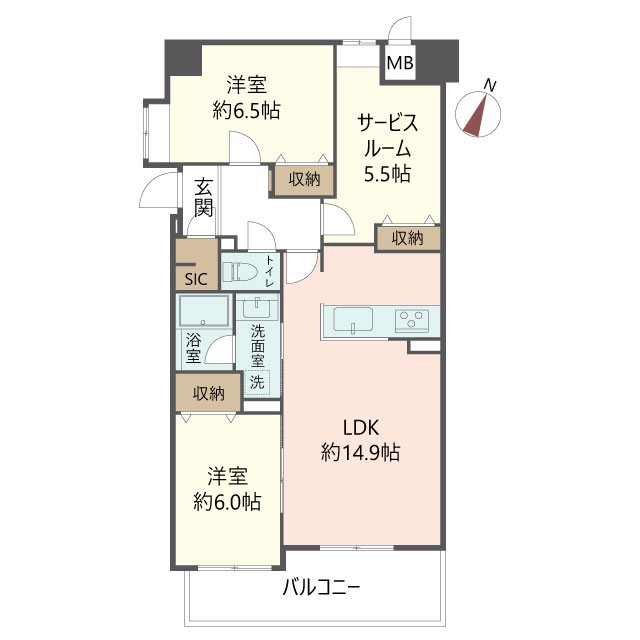 物件の間取り画像