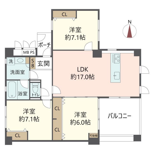 物件の間取り画像