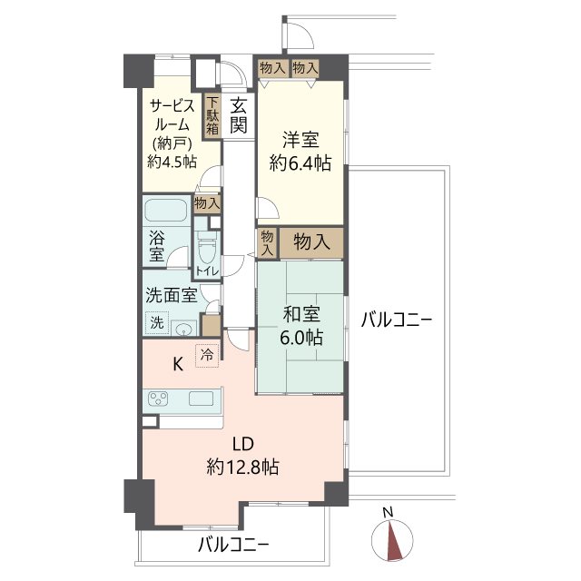 物件の間取り画像
