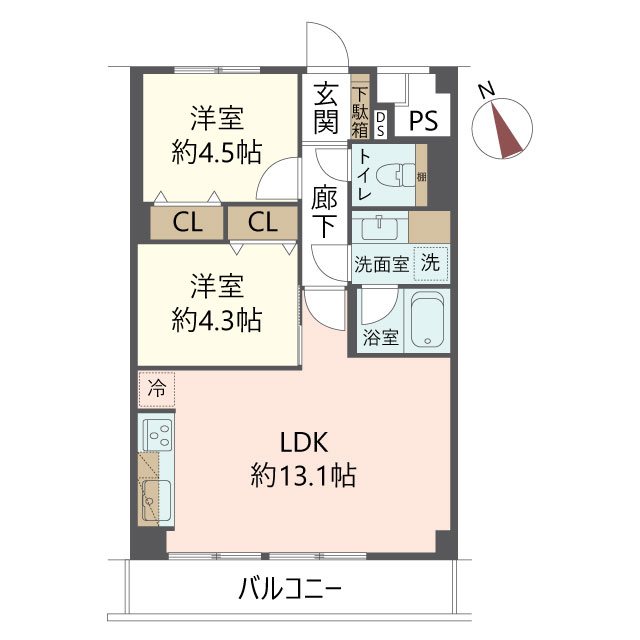 物件の間取り画像