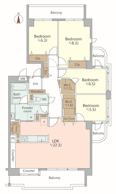 物件の間取り画像