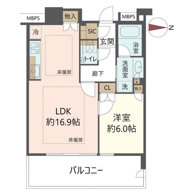 物件の間取り画像