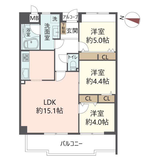 物件の間取り画像