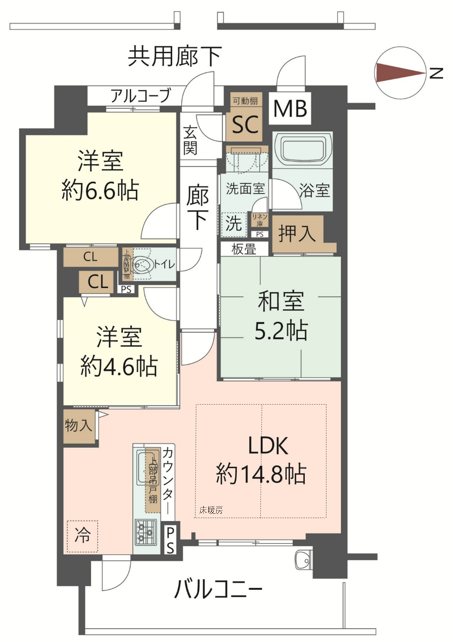 物件の間取り画像