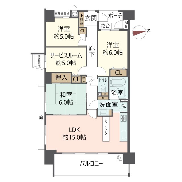 物件の間取り画像