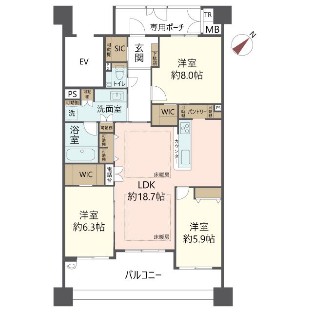 物件の間取り画像