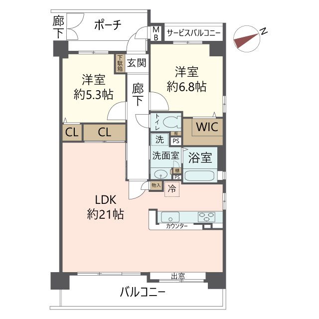 物件の間取り画像