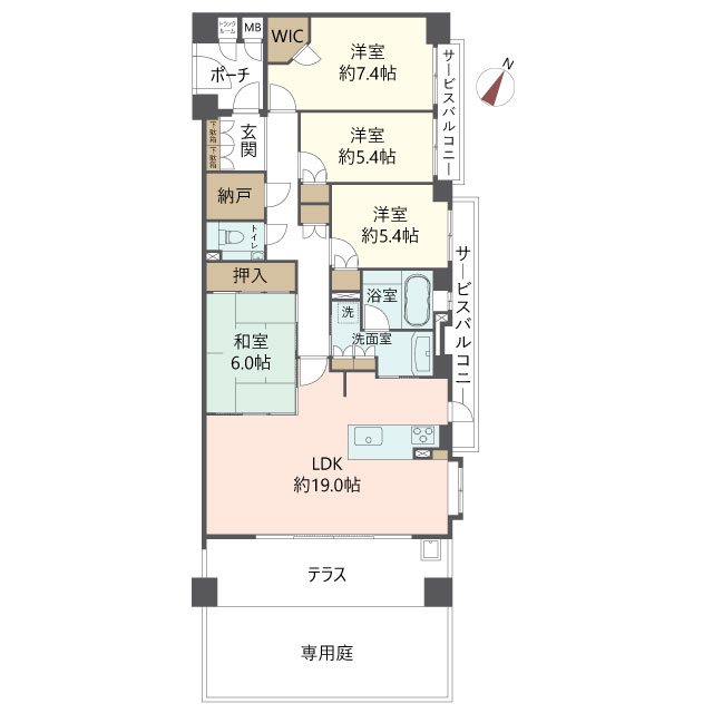 物件の間取り画像