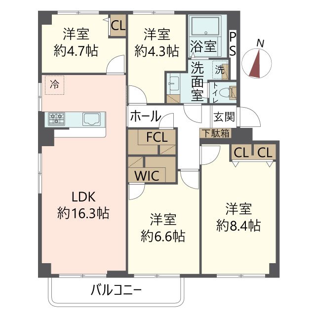 物件の間取り画像