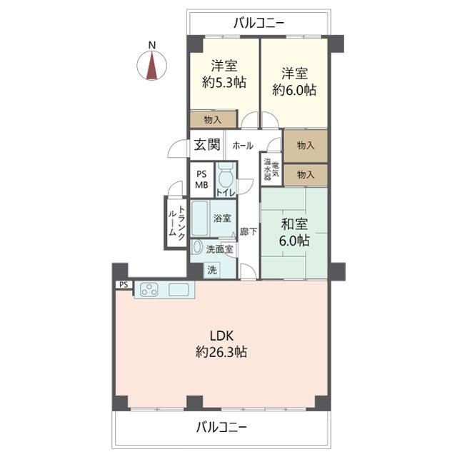 物件の間取り画像