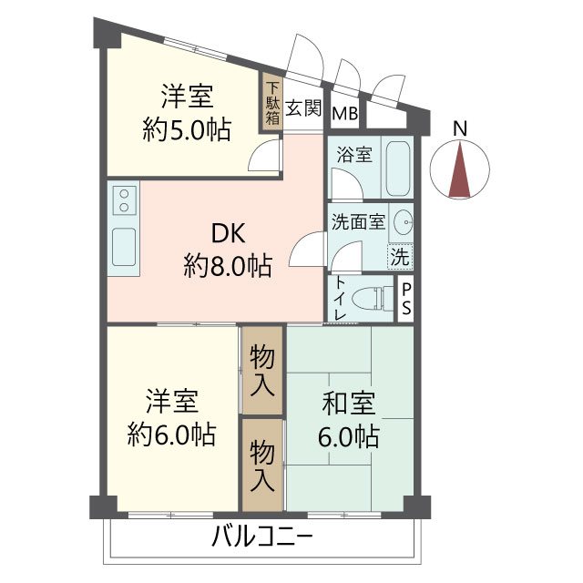 物件の間取り画像