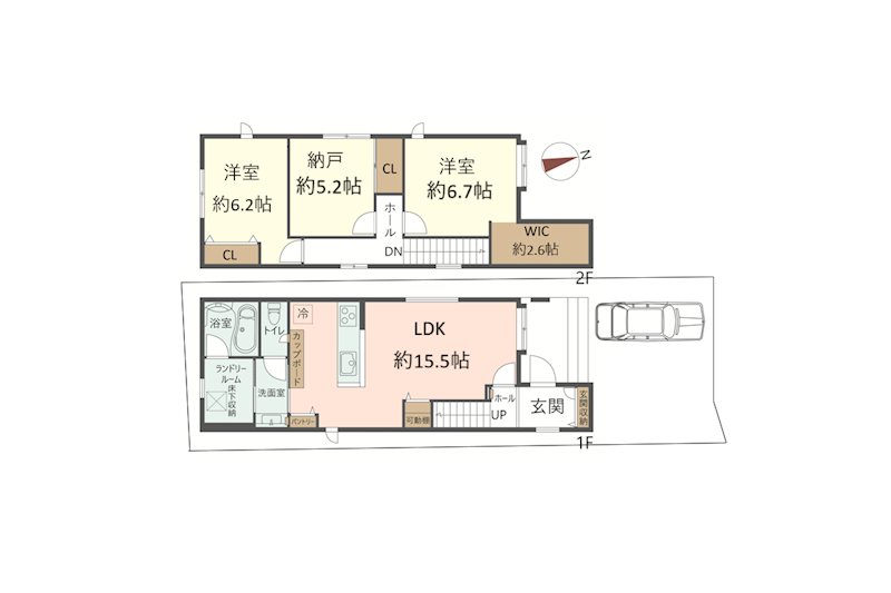 物件の間取り画像
