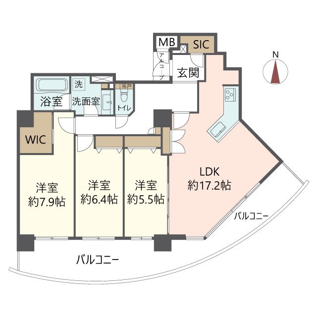 物件の間取り画像