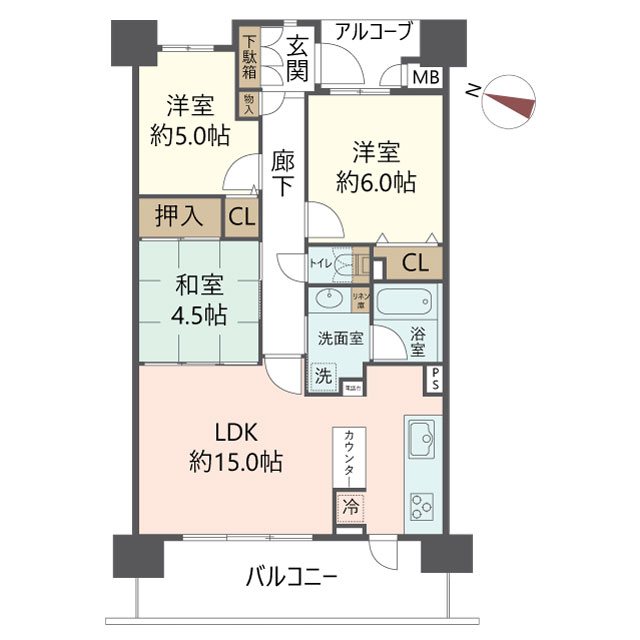 物件の間取り画像