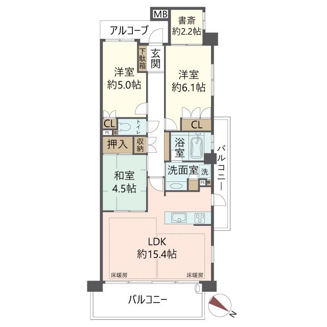 物件の間取り画像