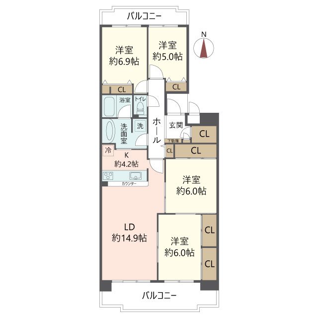 物件の間取り画像