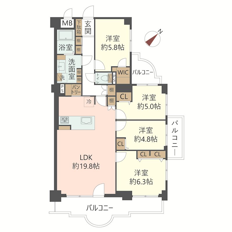 物件の間取り画像