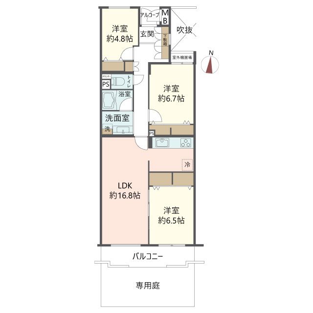物件の間取り画像