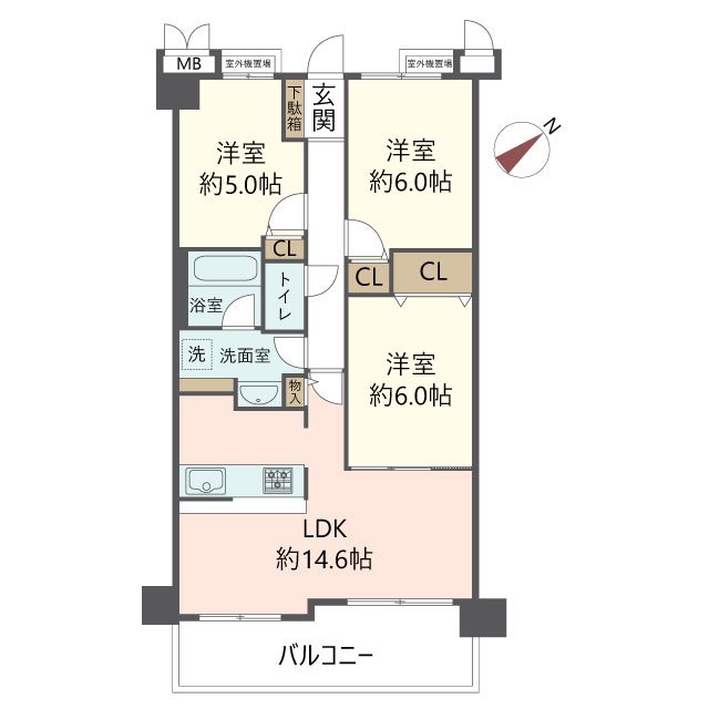 物件の間取り画像