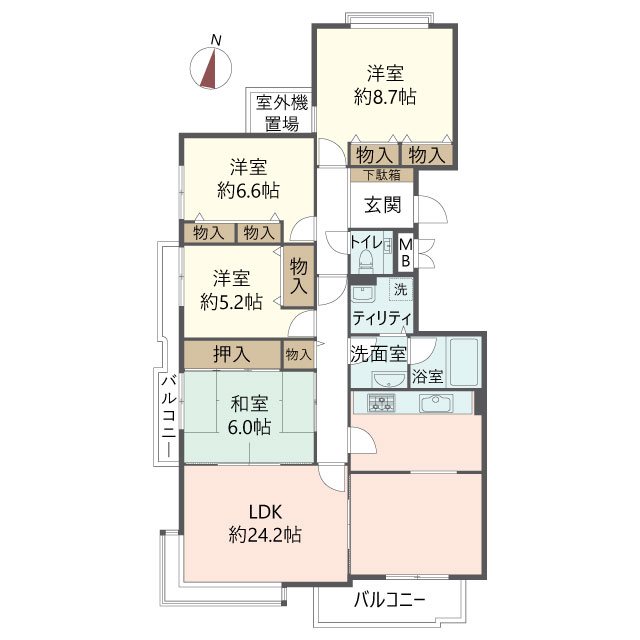物件の間取り画像