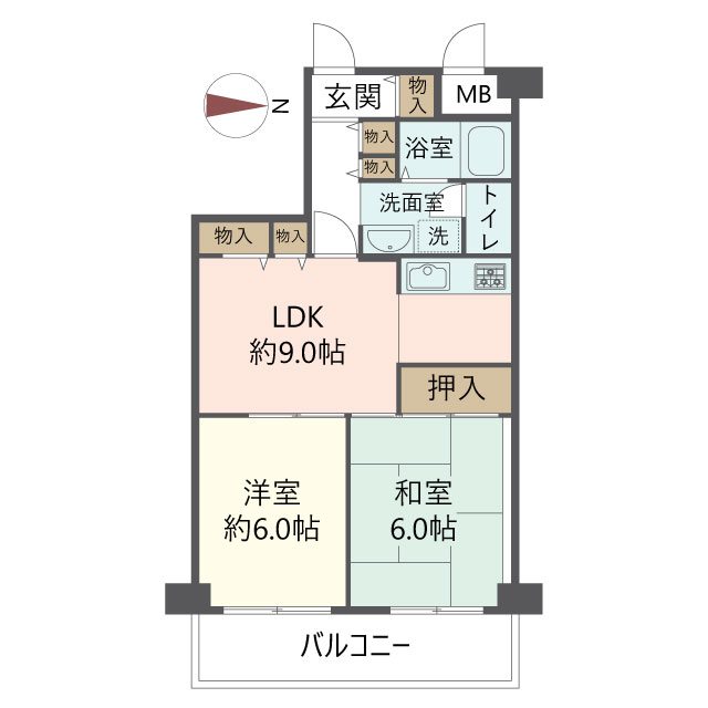 物件の間取り画像