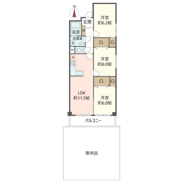 物件の間取り画像