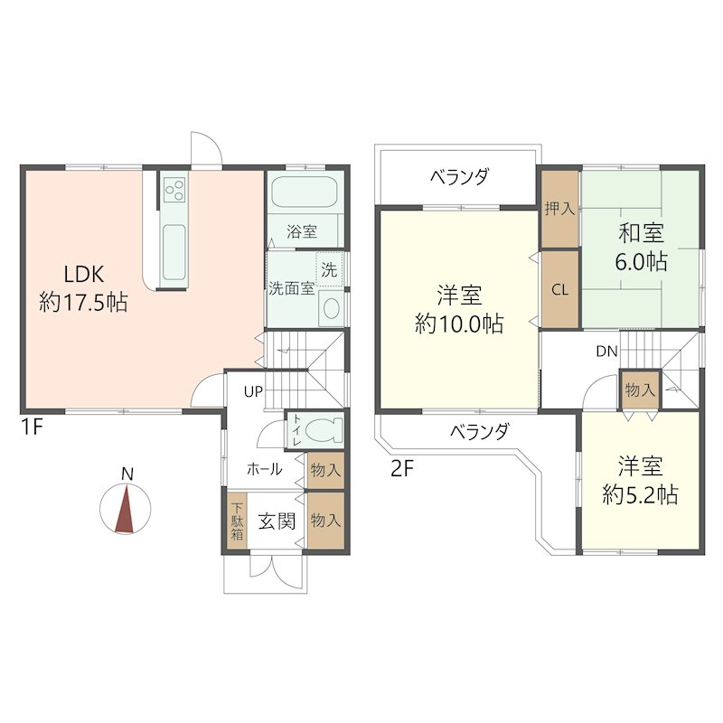 物件の間取り画像