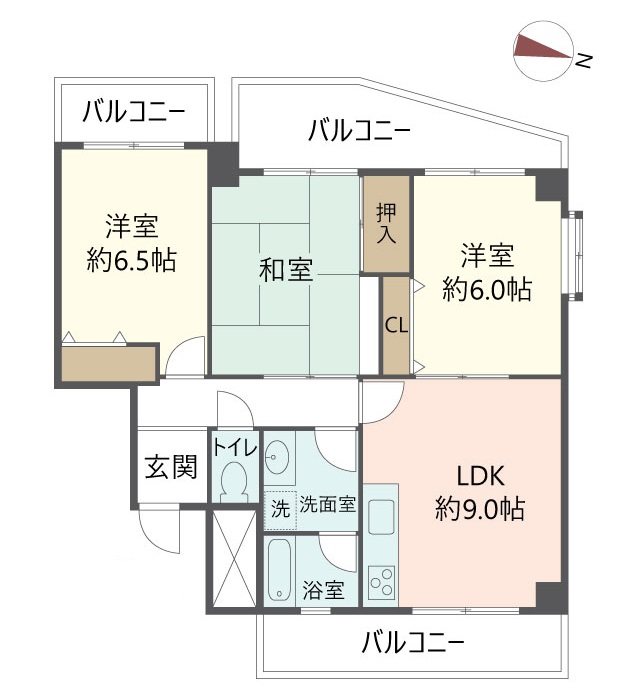 物件の間取り画像