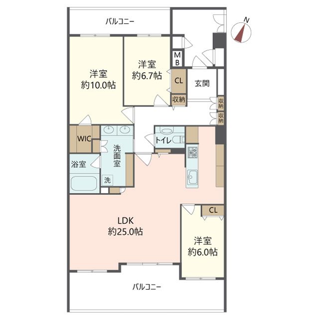 物件の間取り画像