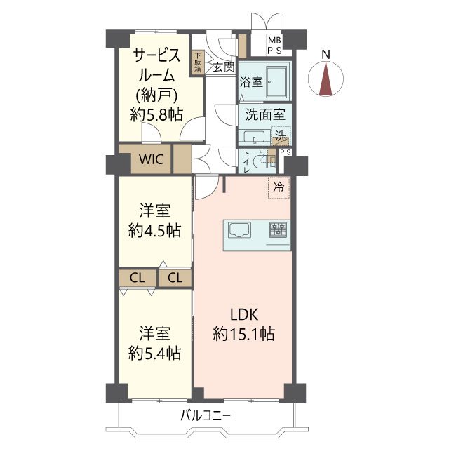 物件の間取り画像