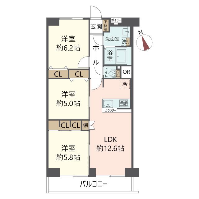 物件の間取り画像