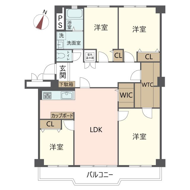 物件の間取り画像