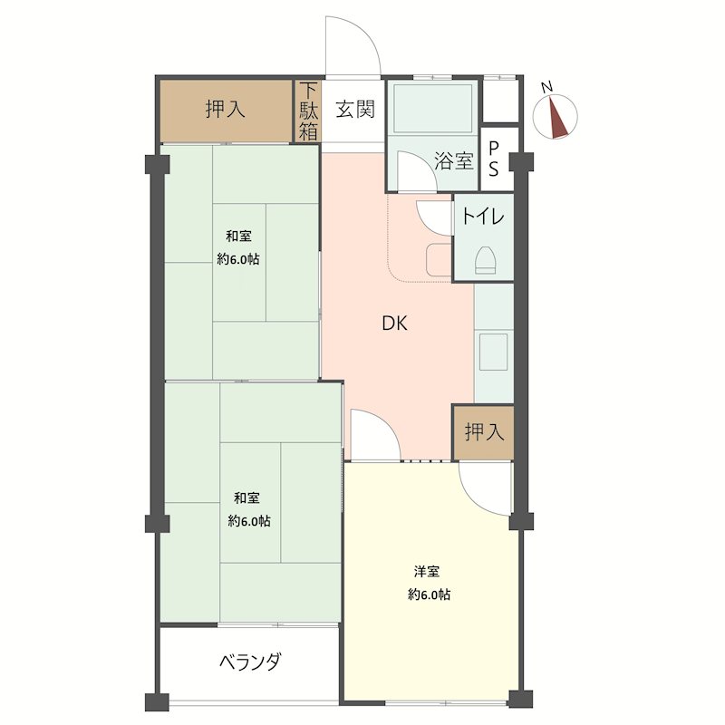 物件の間取り画像