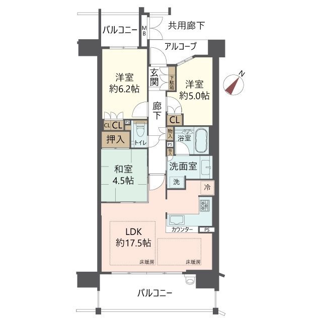 物件の間取り画像