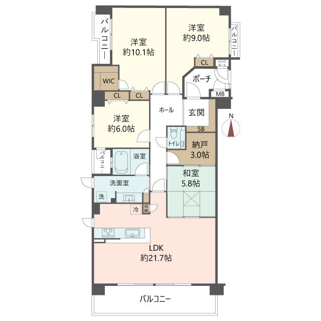 物件の間取り画像