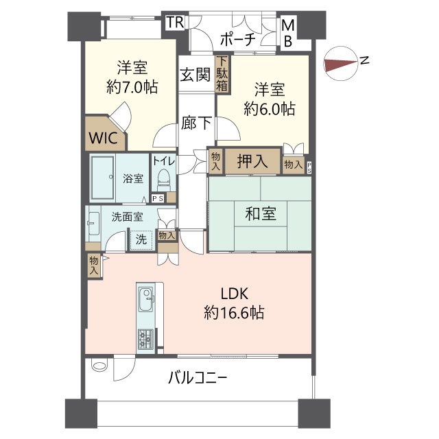 物件の間取り画像