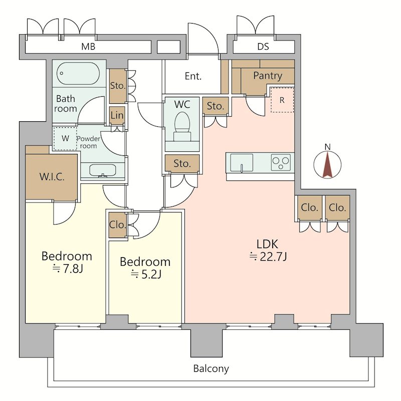 物件の間取り画像