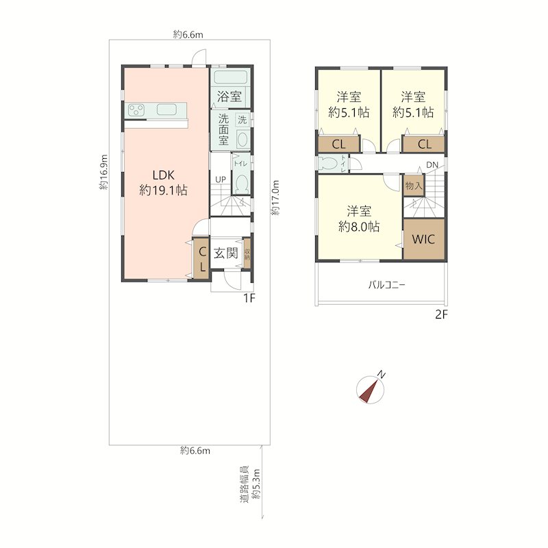物件の間取り画像