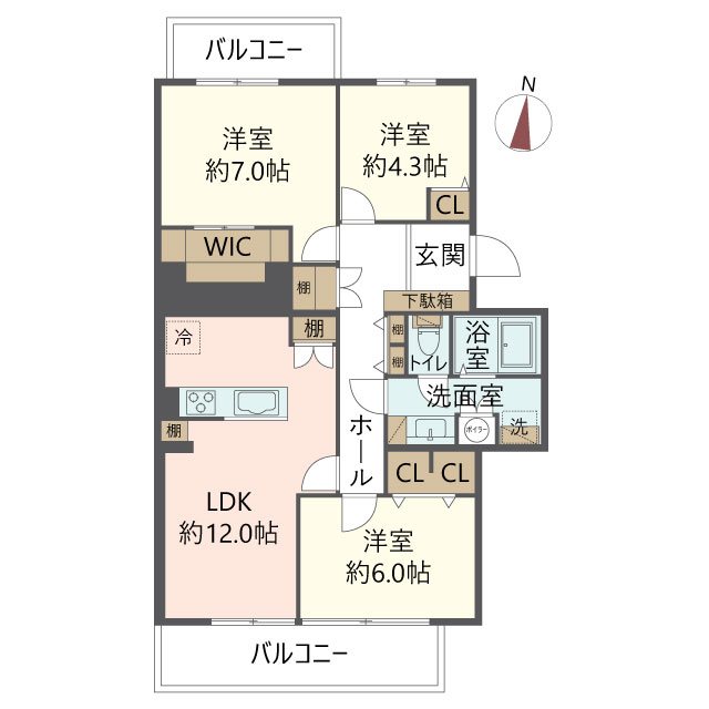 物件の間取り画像