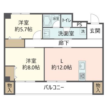 物件の間取り画像
