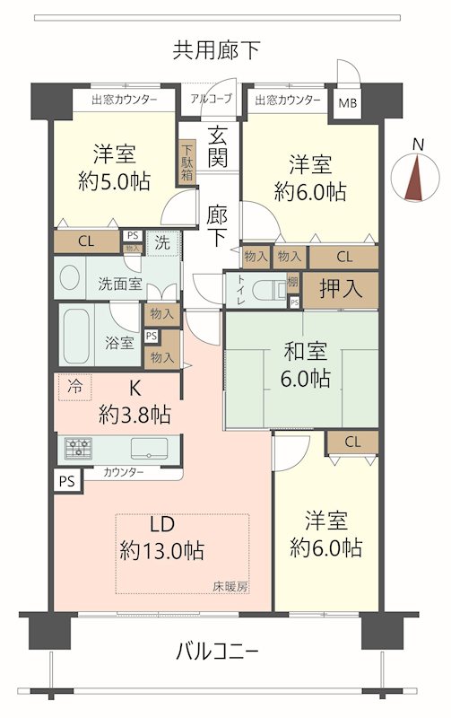 物件の間取り画像
