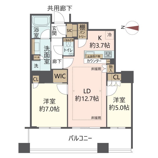 物件の間取り画像