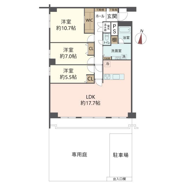 物件の間取り画像