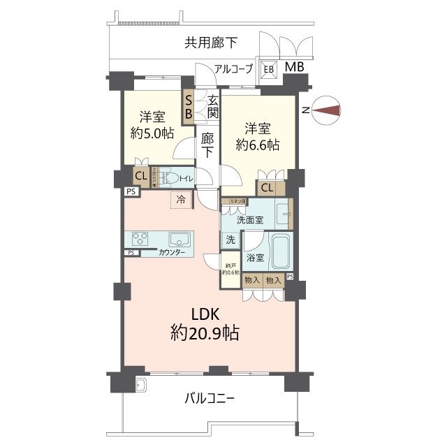 物件の間取り画像