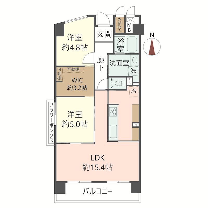 物件の間取り画像