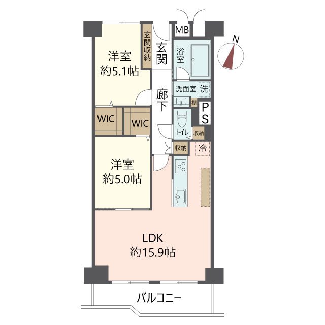 物件の間取り画像